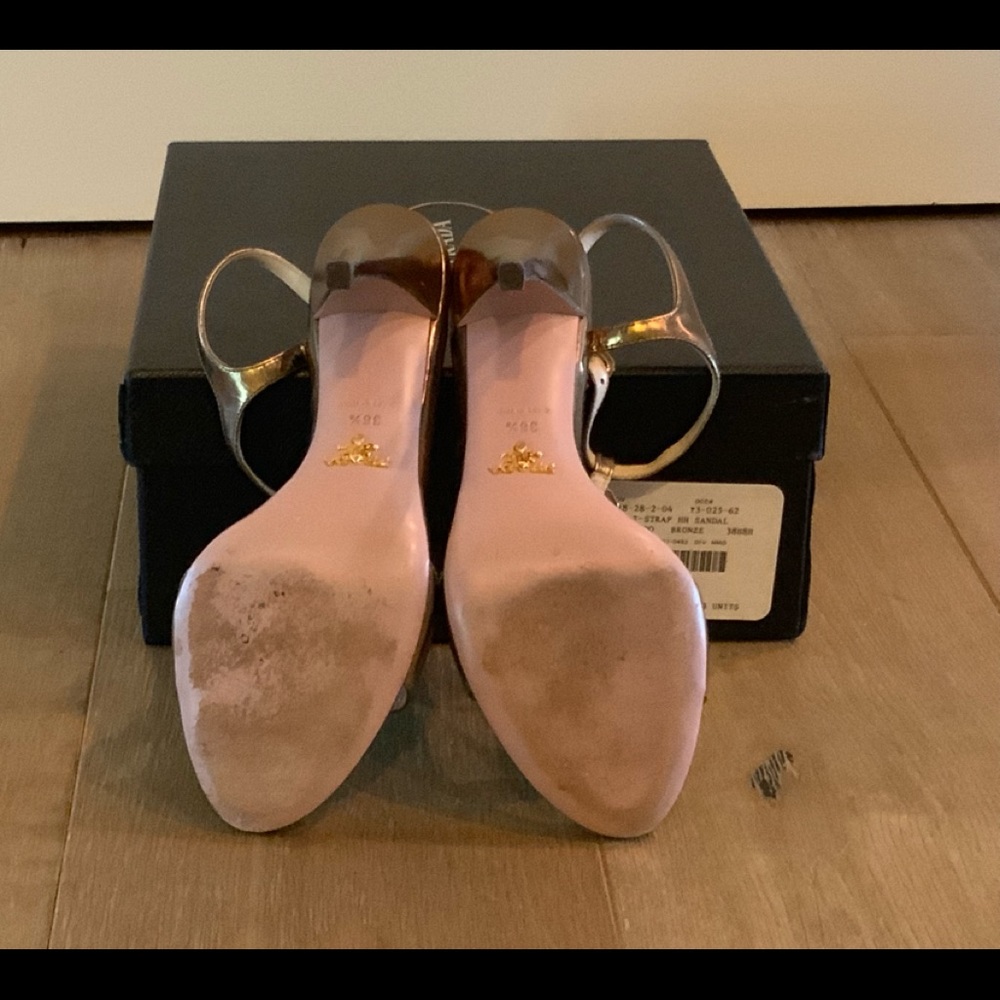 Prada t strap jeweled high heel sandals - Picture 7 of 7